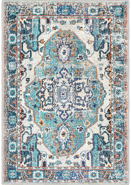 Şönil Halı, Makinada Yıkanabilir, Kaymaz Dokuma Taban, Modern & Dekoratif Tasarım FR311