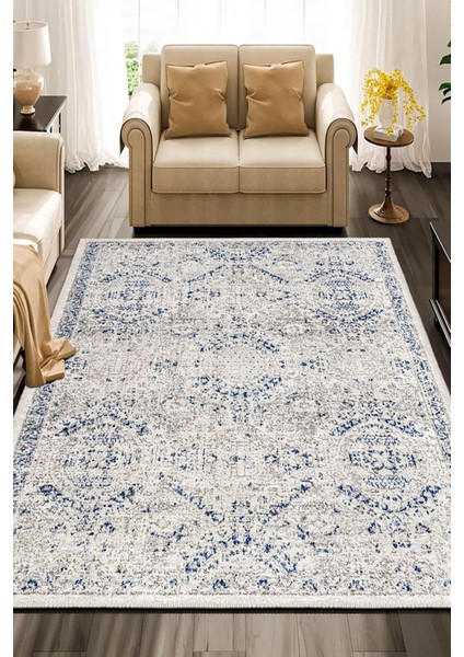 Şönil Halı, Makinada Yıkanabilir, Kaymaz Dokuma Taban, Modern & Dekoratif Tasarım FR325