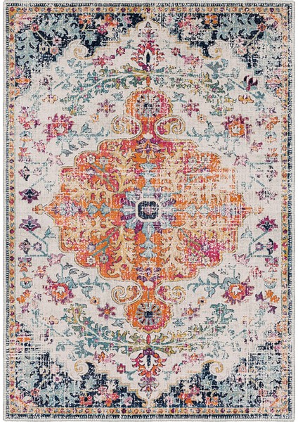 Şönil Halı, Makinada Yıkanabilir, Kaymaz Dokuma Taban, Modern & Dekoratif Tasarım FR511