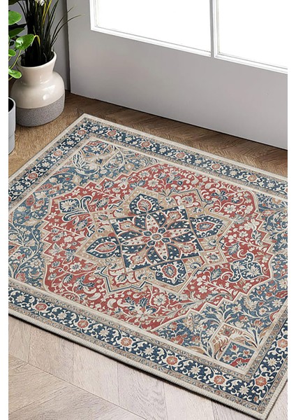 Şönil Halı, Makinada Yıkanabilir, Kaymaz Dokuma Taban, Modern & Dekoratif Tasarım FR547