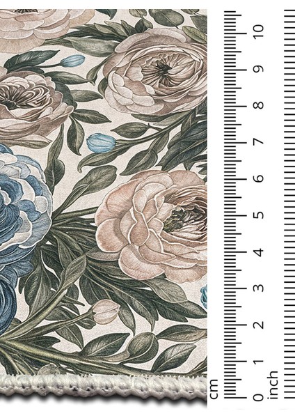 Şönil Halı, Makinada Yıkanabilir, Kaymaz Dokuma Taban, Modern & Dekoratif Tasarım FR371