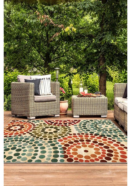 Şönil Halı, Makinada Yıkanabilir, Kaymaz Dokuma Taban, Modern & Dekoratif Tasarım FR1103