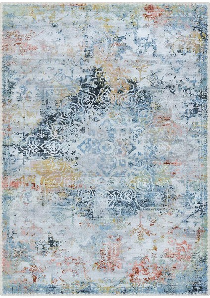 Şönil Halı, Makinada Yıkanabilir, Kaymaz Dokuma Taban, Modern & Dekoratif Tasarım FR1190