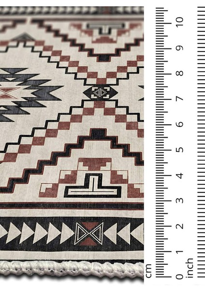 Şönil Halı, Makinada Yıkanabilir, Kaymaz Dokuma Taban, Modern & Dekoratif Tasarım FR1137