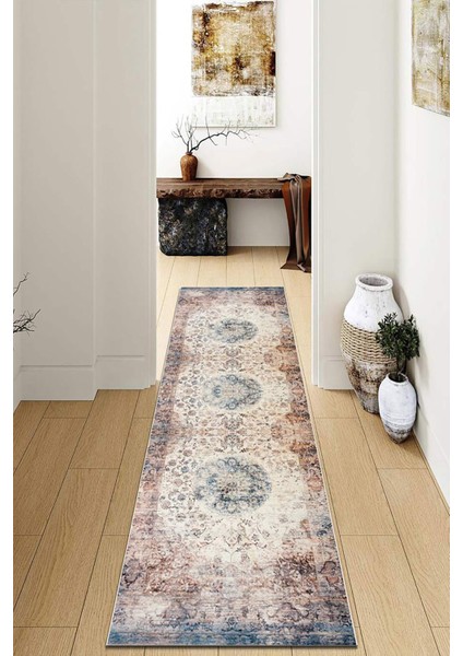 Şönil Halı, Makinada Yıkanabilir, Kaymaz Dokuma Taban, Modern & Dekoratif Tasarım FR1363