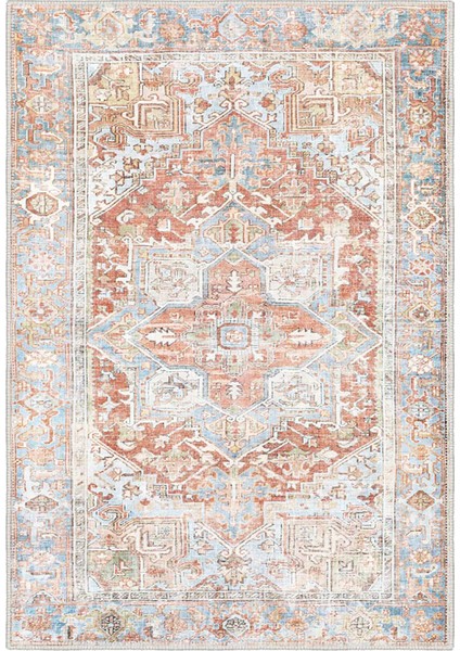 Şönil Halı, Makinada Yıkanabilir, Kaymaz Dokuma Taban, Modern & Dekoratif Tasarım FR972