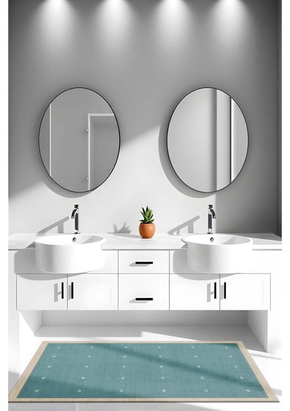 Şönil Halı, Makinada Yıkanabilir, Kaymaz Dokuma Taban, Modern & Dekoratif Tasarım FR1399