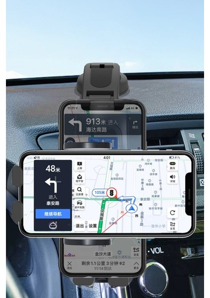 EH179 Yapışkanlı 360 Derece Ayarlanabilir Katlanabilir Araç Tutucu modelleri