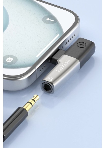 OT107L Lightning To 3.5mm ve Lightning Çıkış Dönüştürücü
