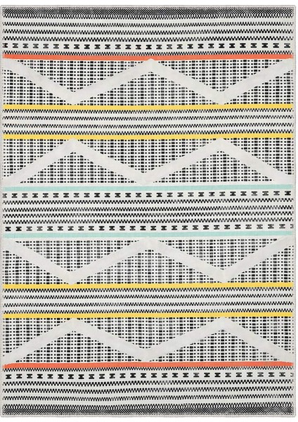 Şönil Halı, Makinada Yıkanabilir, Kaymaz Dokuma Taban, Modern & Dekoratif Tasarım FR1322
