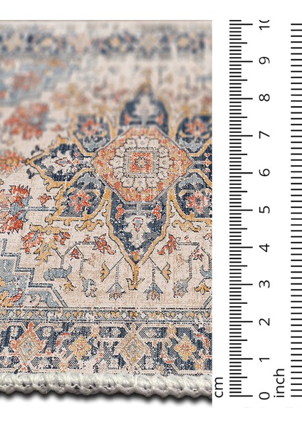Şönil Halı, Makinada Yıkanabilir, Kaymaz Dokuma Taban, Modern & Dekoratif Tasarım FR587