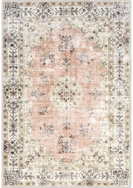 Şönil Halı, Makinada Yıkanabilir, Kaymaz Dokuma Taban, Modern & Dekoratif Tasarım FR941