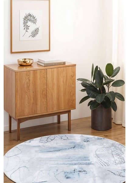 Şönil Halı, Makinada Yıkanabilir, Kaymaz Dokuma Taban, Modern & Dekoratif Tasarım FR1185