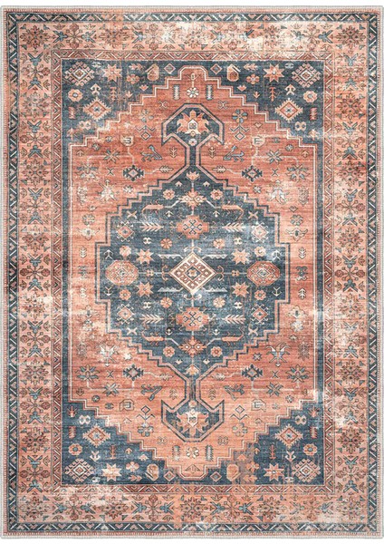 Şönil Halı, Makinada Yıkanabilir, Kaymaz Dokuma Taban, Modern & Dekoratif Tasarım FR1370