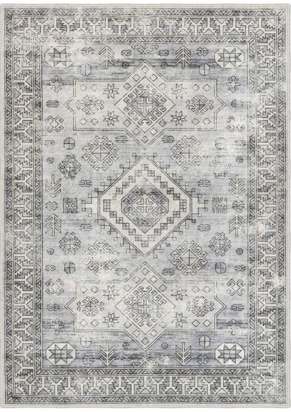 Şönil Halı, Makinada Yıkanabilir, Kaymaz Dokuma Taban, Modern & Dekoratif Tasarım FR1331
