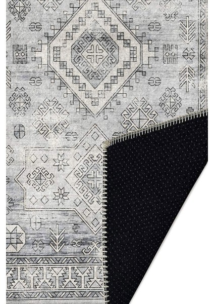 Şönil Halı, Makinada Yıkanabilir, Kaymaz Dokuma Taban, Modern & Dekoratif Tasarım FR1331