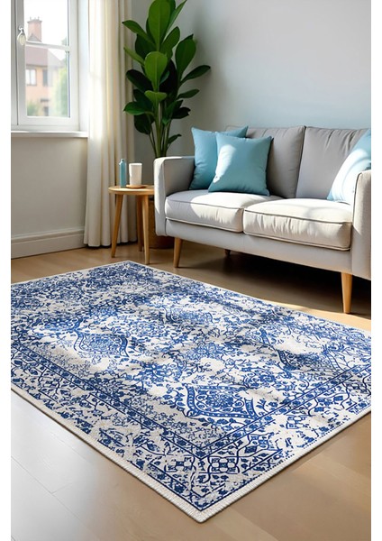 Şönil Halı, Makinada Yıkanabilir, Kaymaz Dokuma Taban, Modern & Dekoratif Tasarım FR359