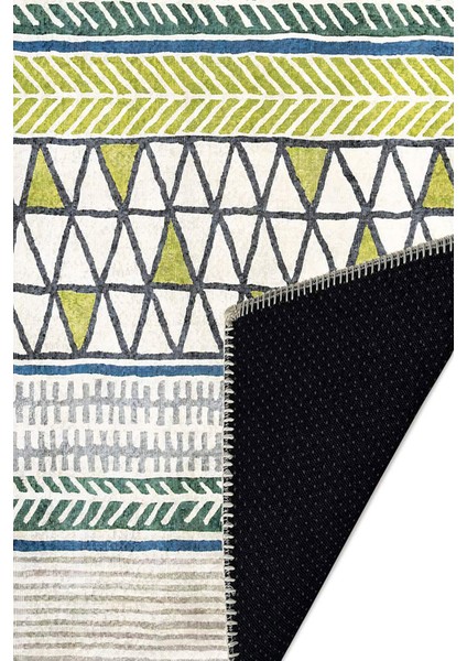 Şönil Halı, Makinada Yıkanabilir, Kaymaz Dokuma Taban, Modern & Dekoratif Tasarım FR1295