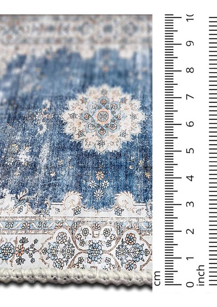 Şönil Halı, Makinada Yıkanabilir, Kaymaz Dokuma Taban, Modern & Dekoratif Tasarım FR965