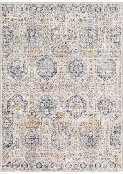 Şönil Halı, Makinada Yıkanabilir, Kaymaz Dokuma Taban, Modern & Dekoratif Tasarım FR578