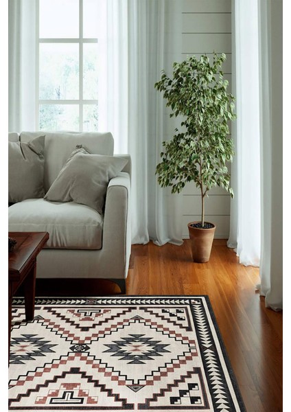 Şönil Halı, Makinada Yıkanabilir, Kaymaz Dokuma Taban, Modern & Dekoratif Tasarım FR1140 fiyatları
