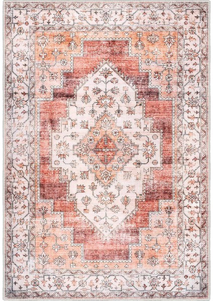 Şönil Halı, Makinada Yıkanabilir, Kaymaz Dokuma Taban, Modern & Dekoratif Tasarım FR993