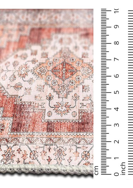 Şönil Halı, Makinada Yıkanabilir, Kaymaz Dokuma Taban, Modern & Dekoratif Tasarım FR993