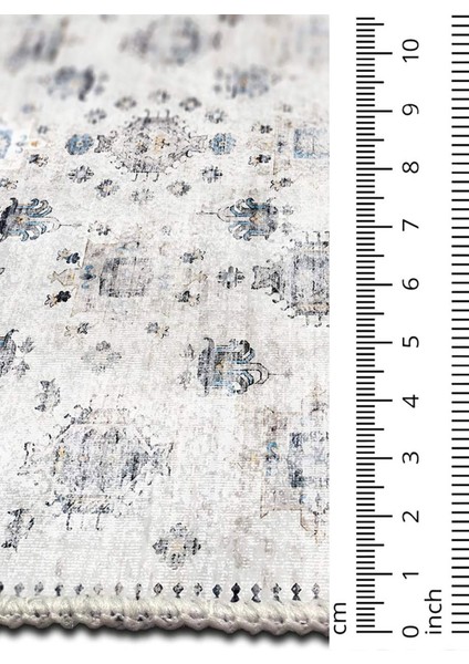 Şönil Halı, Makinada Yıkanabilir, Kaymaz Dokuma Taban, Modern & Dekoratif Tasarım FR1283