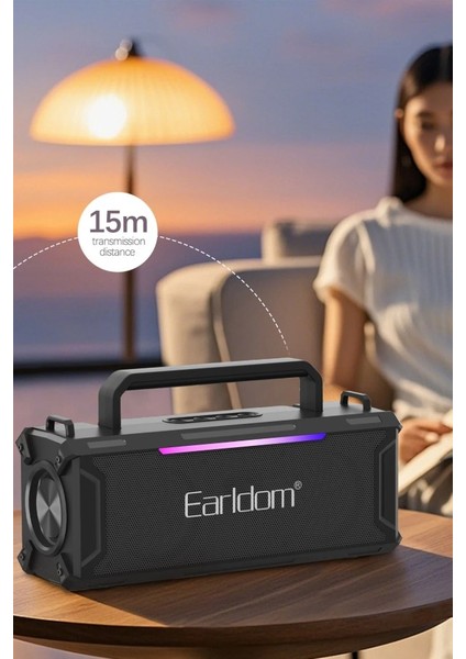 A37 Rgb Işıklı Ekstra Süper Bass Bt 5.3 Kablosuz Hoparlör
