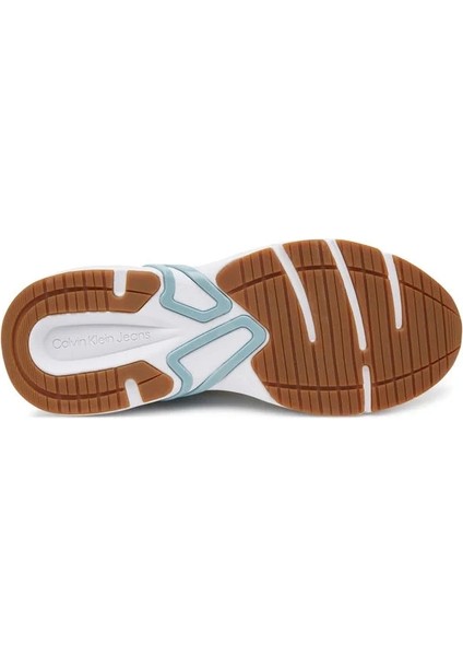 Kadın Beyaz Retro Tenis Örgü Sneaker