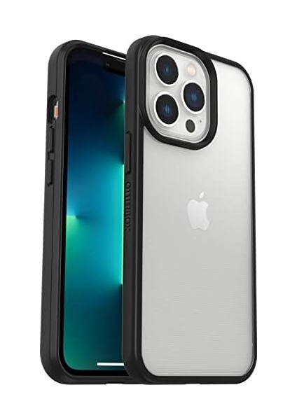 Apple iPhone 13 Pro Şık Kılıf, Darbeye Dayanıklı, Düşmeye Dayanıklı, Ultra Ince, Koruyucu Kılıf, Askeri Standartlara Göre Test Edilmiştir, Şeffaf/siyah, Perakende Paketi Yok