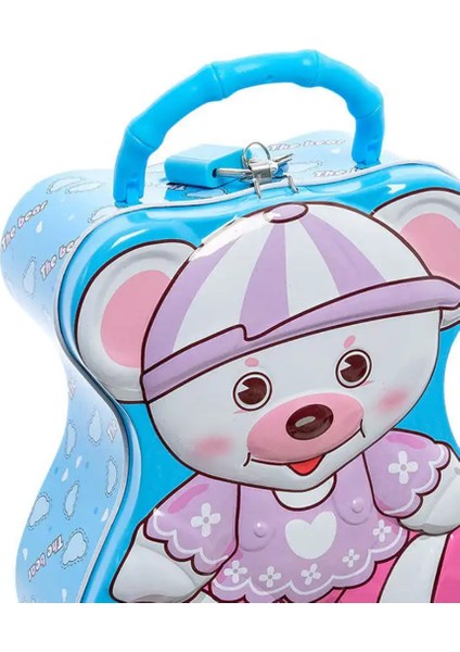 Metal Kabartmalı Kilitli Kumbara fırsatları