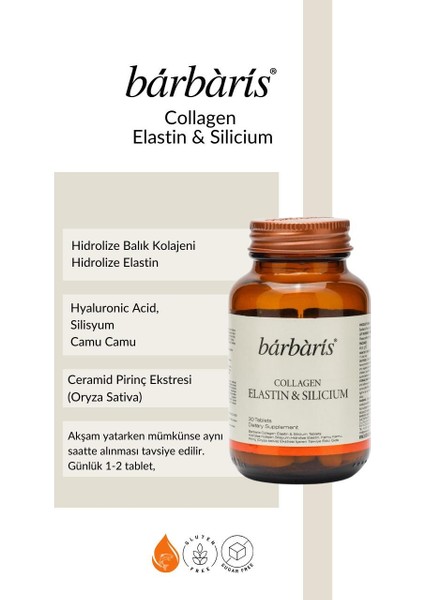 Collagen Elastın & Sılıcıum 30 Tablets-2 Paket modelleri