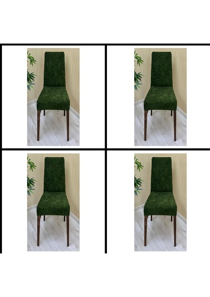 4 Adet Babyface Kadife Kumaş Sandalye Kılıfı Yıkanabilir Likralı Esnek Lastikli, Sandalye Örtü fiyatları