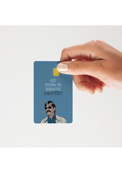 Kurtlar Vadisi Pala Koleksiyonu 4'lü Kart Kaplama Sticker Set modelleri