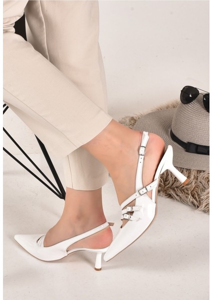 Bella Model Bantlı Kemerli Stiletto