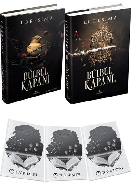 Bülbül Kapanı 2 Ciltli ve Ephesus Yayınları Bülbül Kapanı 1 Ciltli Loresima 2li Set + Hediyeli