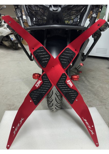 Sym Aksesuar Jet x 125 Alüminyum Paspas (Kırmızı) modelleri