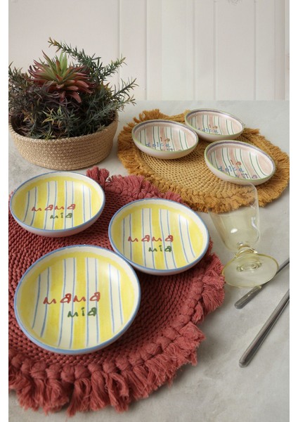 Mama Mia & La Dolce Vita Halka Çerezlik / Sosluk 13 cm 6 Adet 22724-25 fırsatları