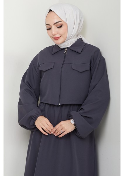 Ceket Elbise Ikili Takım 1433 - Antrasit