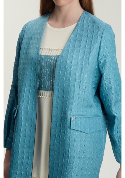 Jakarlı Içlik Ceket Aqua Ikili Takım fırsatları