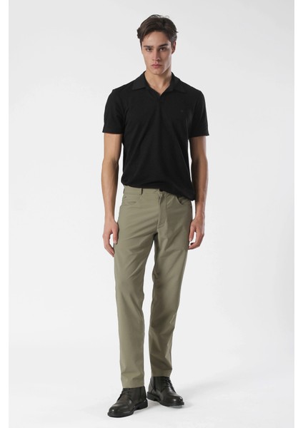 Isaora Streç Regular Fit Normal Bel Düz Paça Pantolon Erkek Pantolon ISR5905 Lcng