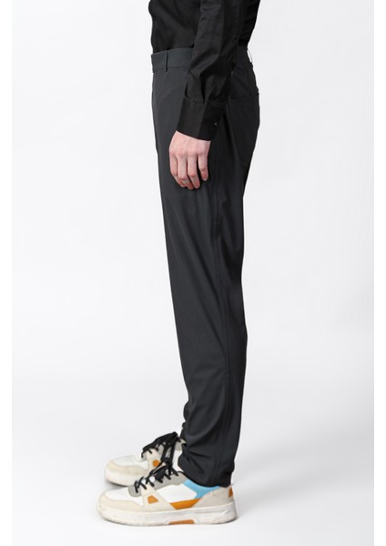 Isaora Streç Regular Fit Normal Bel Dzü Paça Pantolon Erkek Pantolon ISR5109 Drg
