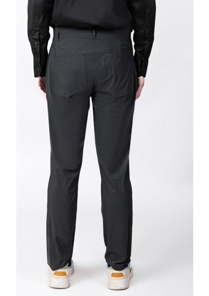 Isaora Streç Regular Fit Normal Bel Dzü Paça Pantolon Erkek Pantolon ISR5109 Drg