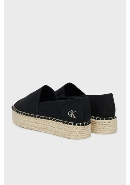 Kalın Taban Kanvas Espadril YW0YW017370GM Bayan Espadril YW0YW01737 0gm modelleri