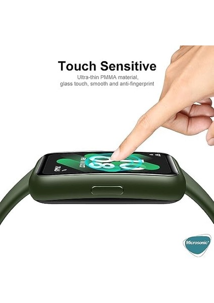 Huawei Band 9 Tam Kaplayan Nano Cam Ekran Koruyucu Siyah