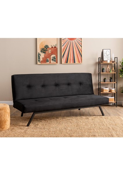 Zola Üçlü Yataklı Koltuk - Soho Siyah