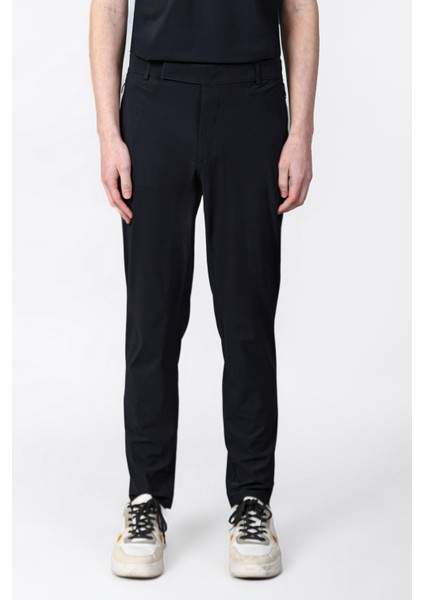 Isaora Streç Regular Fit Normal Bel Dzü Paça Pantolon Erkek Pantolon ISR5109 Navy