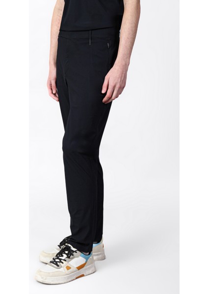 Isaora Streç Regular Fit Normal Bel Dzü Paça Pantolon Erkek Pantolon ISR5109 Navy