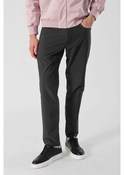 Isaora Streç Regular Fit Normal Bel Düz Paça Pantolon Erkek Pantolon ISR5905 888